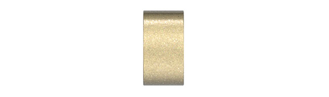 25mm Arc Soft Brass Stud Finial - single