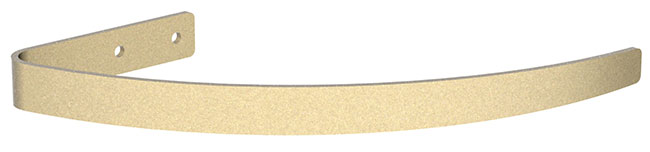 25mm Arc Soft Brass Standard Holdback - single