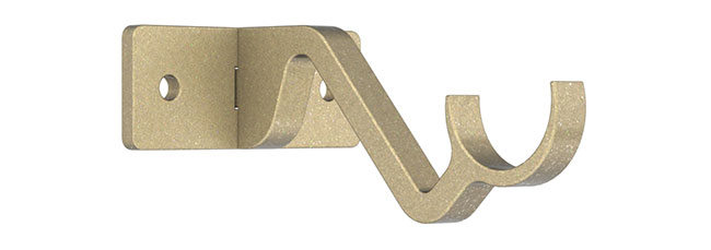 25mm Arc Soft Brass Passing Bracket - single