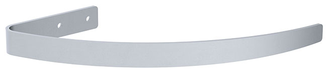 25mm Arc Soft Silver Standard Holdback - single