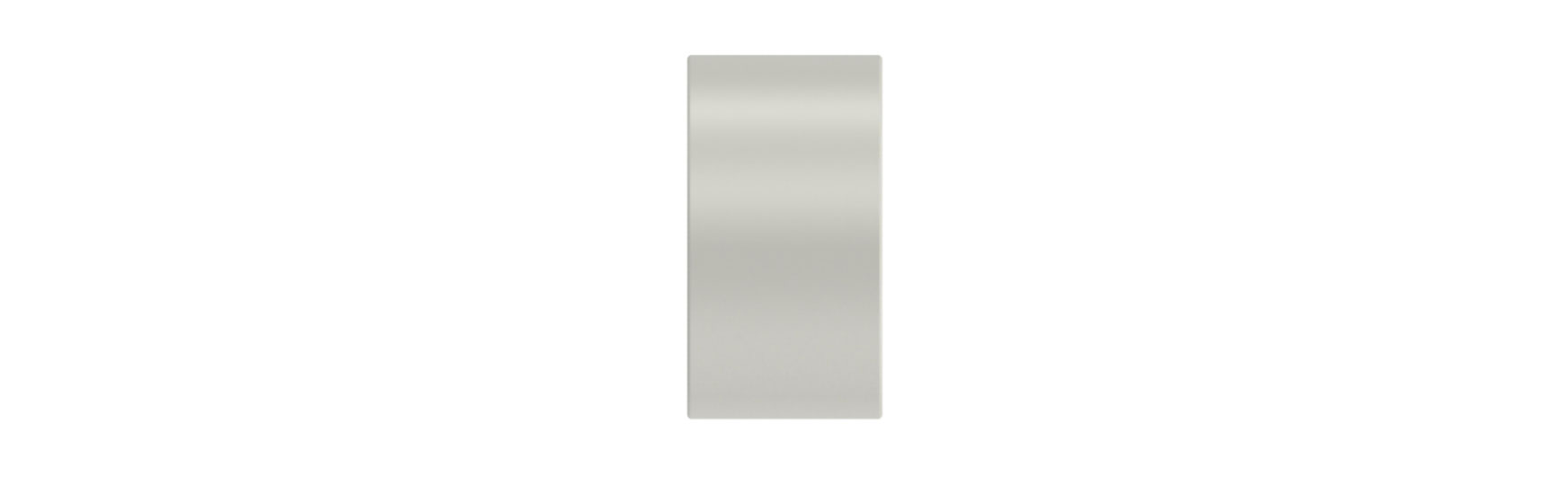 25mm Arc Warm Grey Stud Finial - single