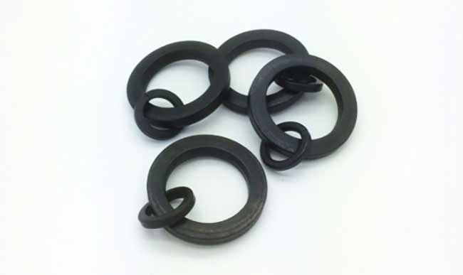 Artisan Classic Wrought Iron Rings (pack of 4) Black