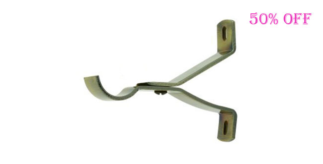 Swish 28mm Burnished Brass Effect Bay Window Corner Support