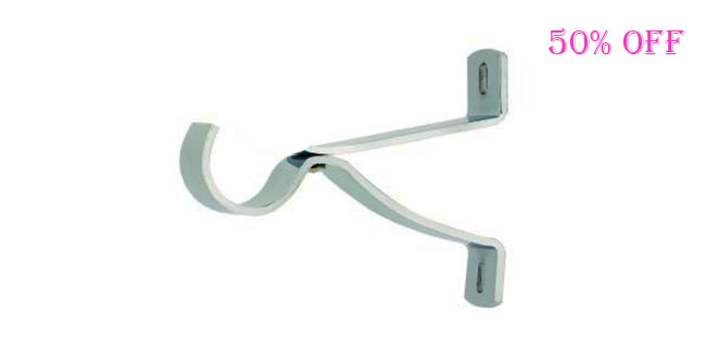 Swish 28mm Chrome Effect Brackets