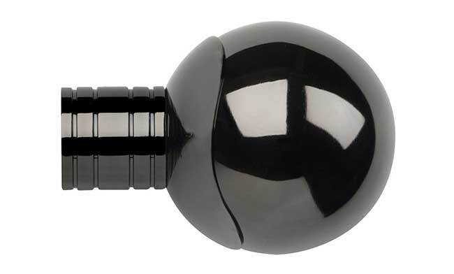 50mm Galleria Metals Black Nickel Orb Finial