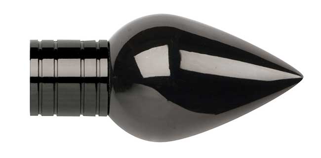 50mm Galleria Metals Black Nickel Teardrop Finial