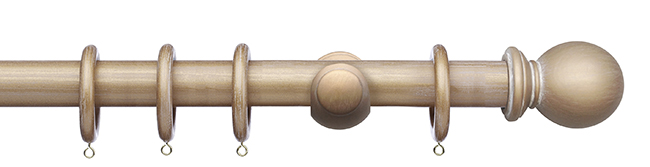 Integra 35mm Masterpiece Ball Pole Set 360cm Cream Gold Orna