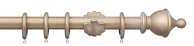 Integra 35mm Masterpiece Urn Pole Set 150cm Cream Gold Ornat