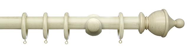 Integra 35mm Masterpiece Urn Pole Set 360cm Distressed Cream