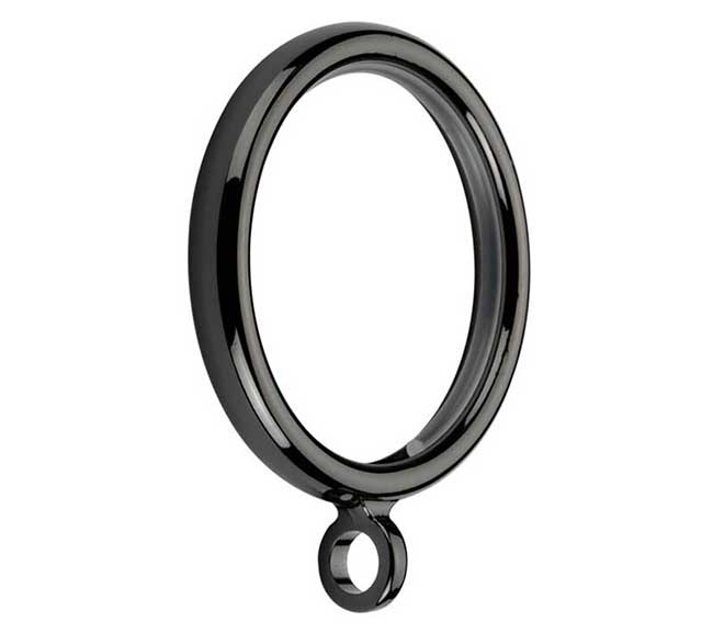 Integra 28mm Inspired Classik Rings (pack of 6) Black Nickel