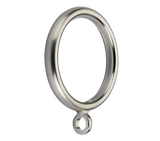 Integra 28mm Inspired Classik Rings (pack of 6) Satin Nickel