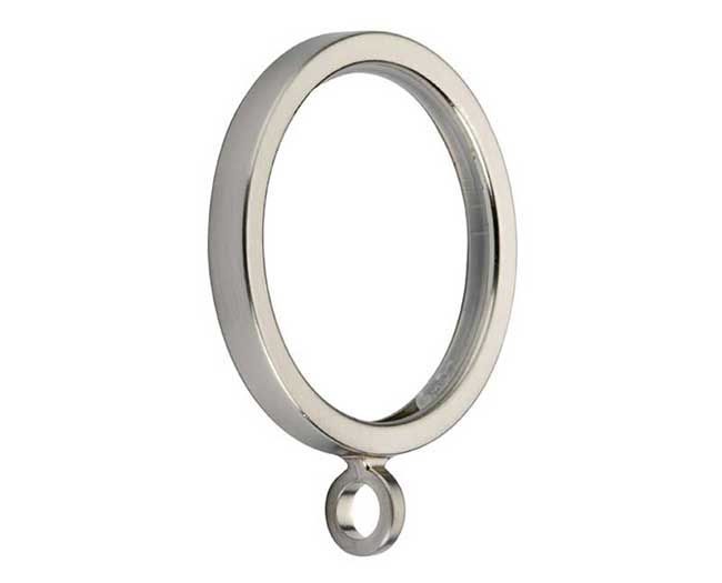 Integra 28mm Inspired Kubus Rings (pack of 6) Satin Nickel