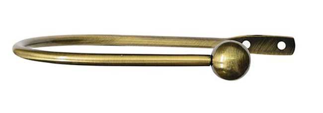 Jones 28mm Ball Hold Back Antique Brass - Pair