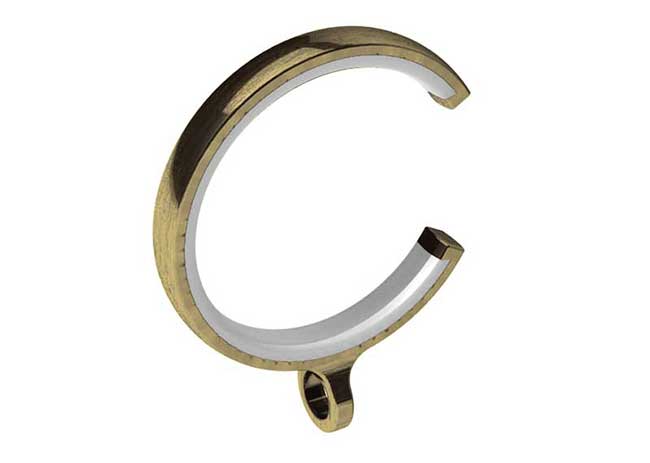 Swish 35mm Design Studio C Rings (pack of 4) Antique Brass