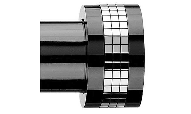 Integra 28mm Inspired Nuance Reflecta Finial (single) Black