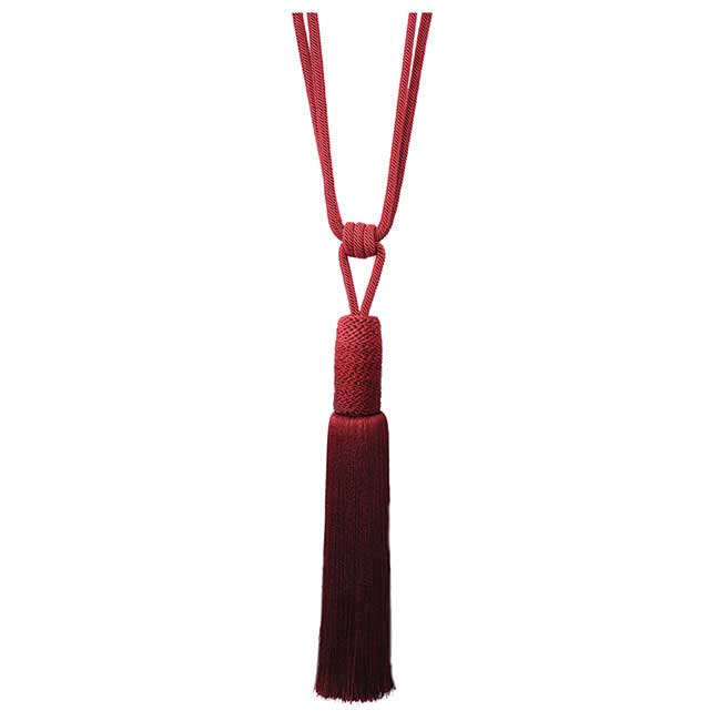 Ombre Tassel Tieback - Red