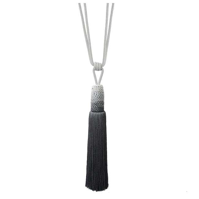 Ombre Tassel Tieback - Graphite