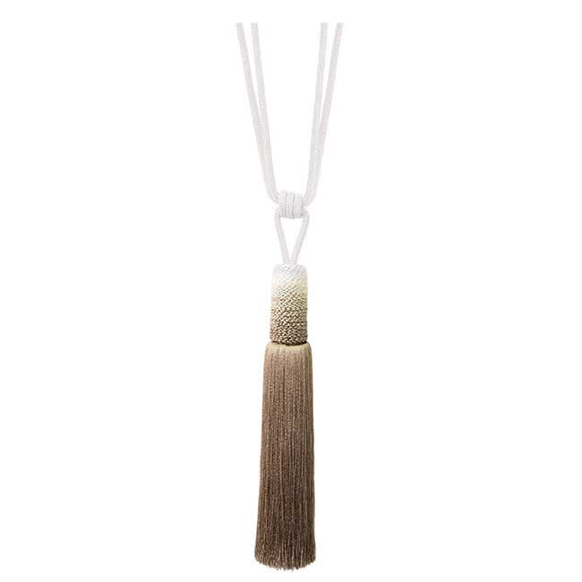 Ombre Tassel Tieback - Linen