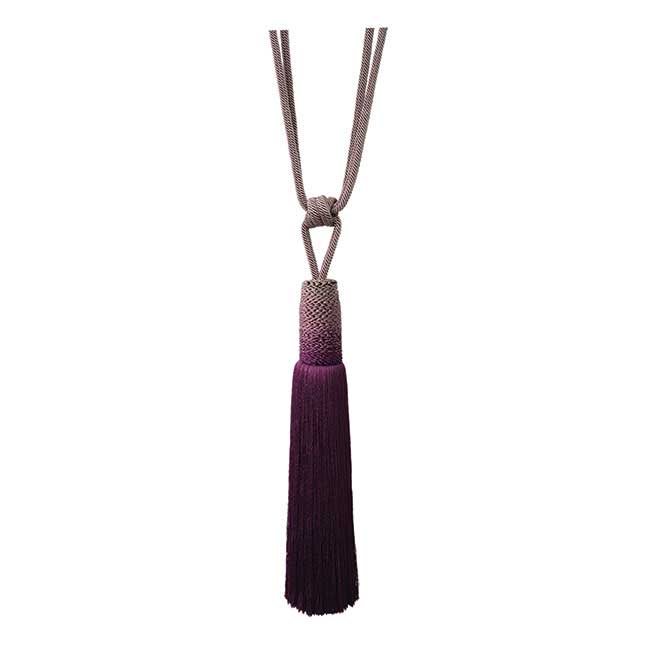 Ombre Tassel Tieback - Plum