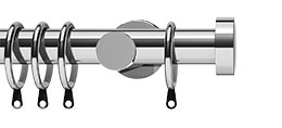 Integra Elements 28mm Chrome Stud Complete Pole 240cm