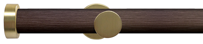 Swish 28mm Soho Eyelet Curtain Pole 240cm Funk, Brushed Gold