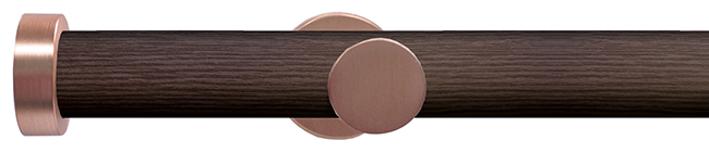 Swish 28mm Soho Eyelet Curtain Pole 180cm Funk, Rose Gold