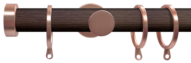 Swish 28mm Soho Curtain Pole 180cm Funk, Rose Gold