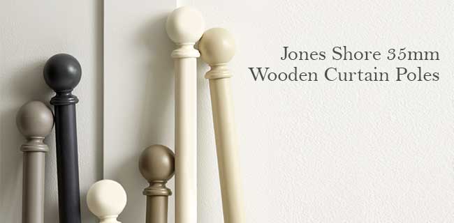 Jones Shore Curtain Poles