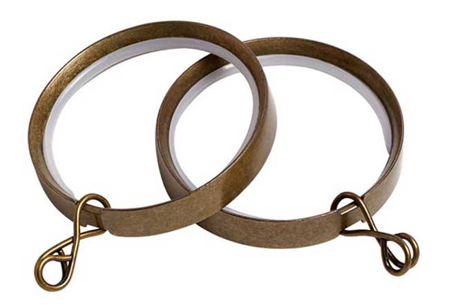 Speedy 28mm Lined Rings Antique Brass