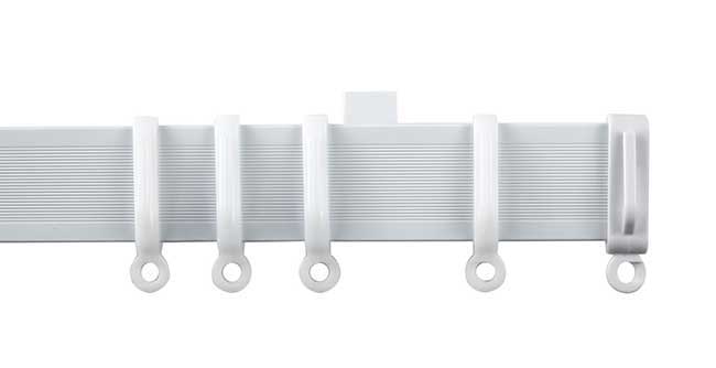 Speedy Streamline Curtain Track 150cm White