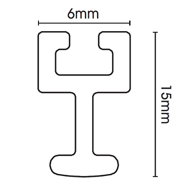 Swish Nylonglyde Track only 300cm