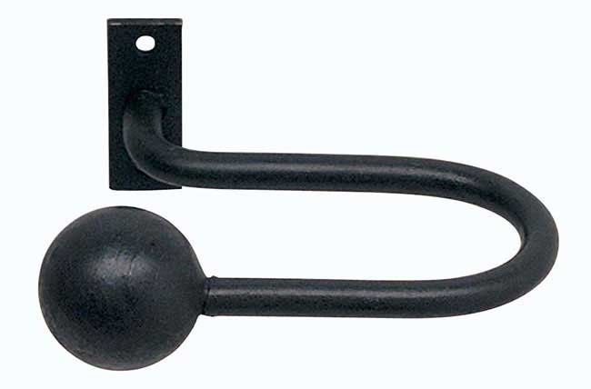 Artisan Classic Wrought Iron Regular Holdbacks Cannon