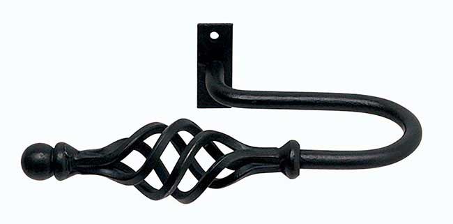 Artisan Classic Wrought Iron Regular Holdbacks Cage