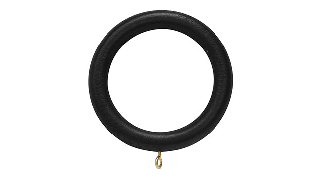 28mm Woodline Wood Rings Black Pack of 4