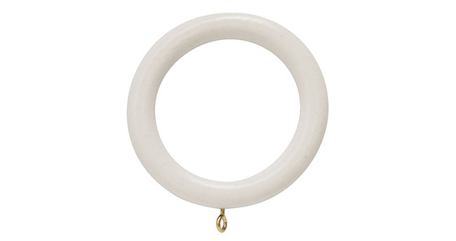 35mm Woodline Wood Rings White Pack of 4