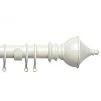 White/Cream Curtain Poles