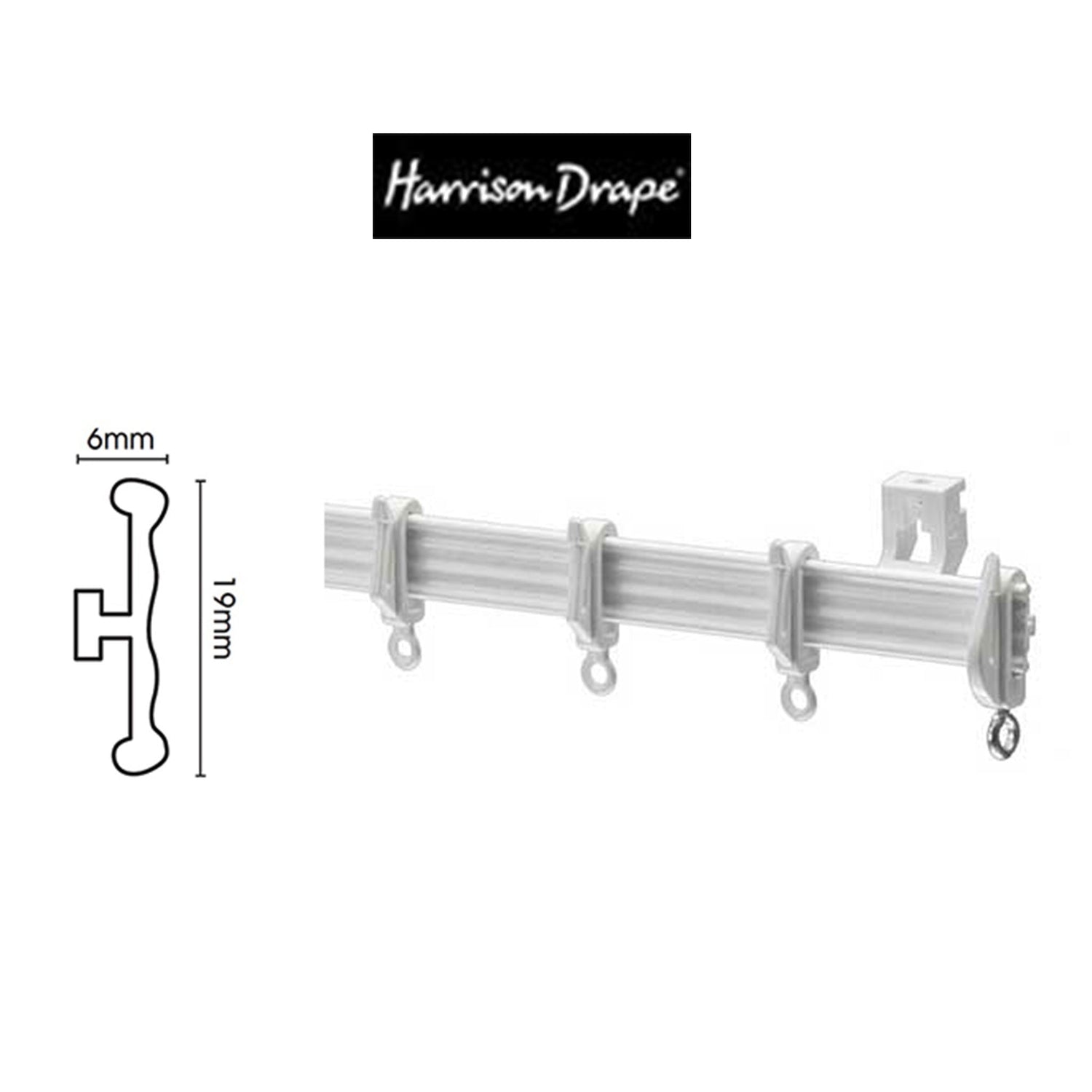 Harrison Drape White Drape