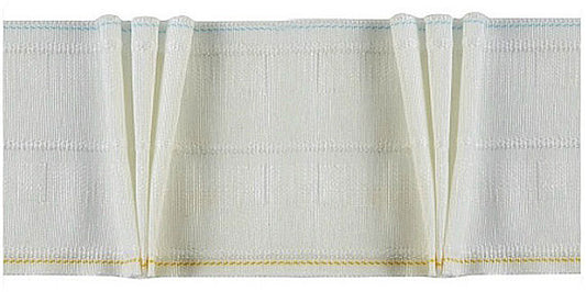 100mm (4") White Triple/Pinch Pleat Tape Box 50mt