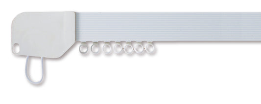 Hallis Superglide Corded Metal Curtain Track 200cm White