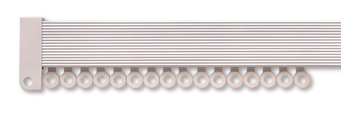 Hallis Superglide Uncorded Metal Curtain Track 175cm Silver