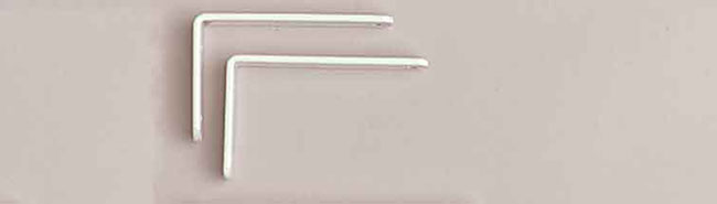 Hallis Superglide Metal Extension Brackets 75mm Pair