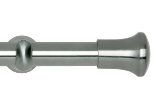 28mm Neo Trumpet Stainless Steel Eyelet Curtain Pole 360cm