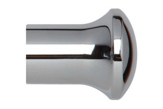 28mm Neo Chrome Trumpet Finials (pair)