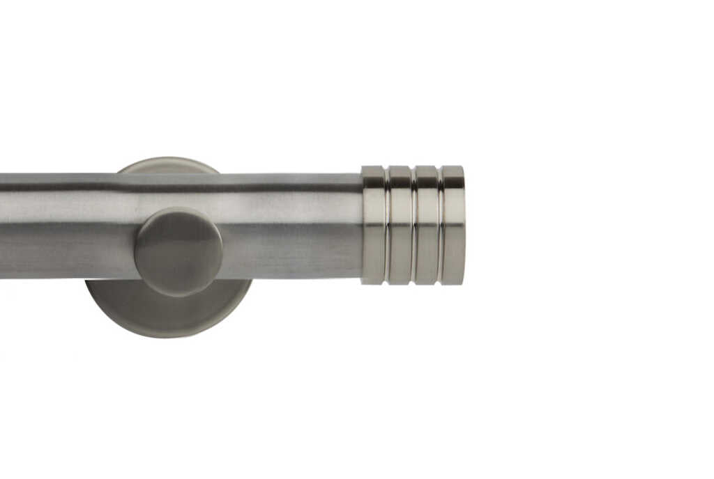 35mm Neo Stud Stainless Steel Eyelet Curtain Pole 300cm