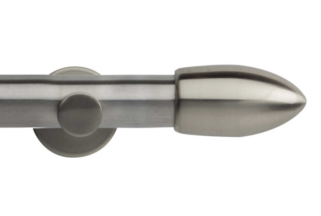 35mm Neo Bullet Stainless Steel Eyelet Curtain Pole 300cm