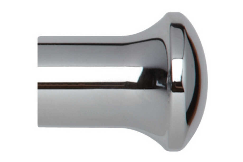 35mm Neo Chrome Trumpet Finials (pair)