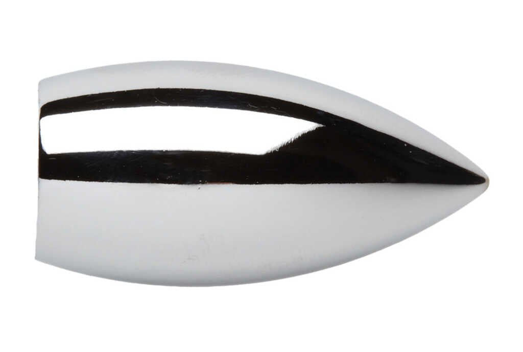 35mm Neo Chrome Bullet Finials (pair)