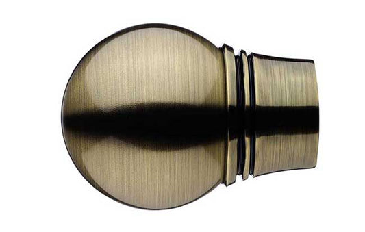 Inspired 35mm Allure Scepta Finial Burnished Brass