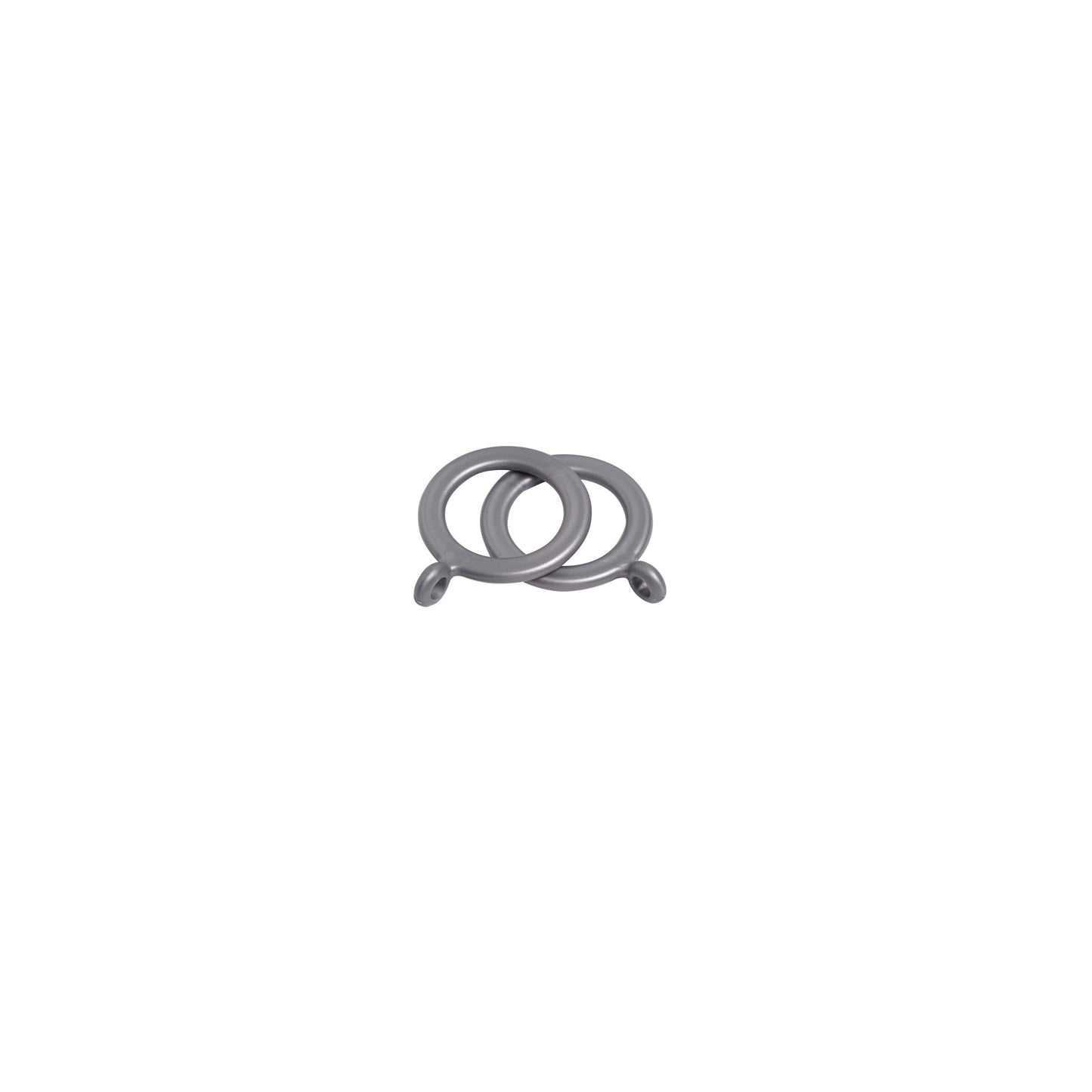 Speedy Plastic rings for 16/19 dia pole Silver Pack of 10