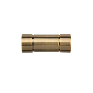 Speedy 28mm Poles Apart Aspect Finials - Pair - Antique Brass